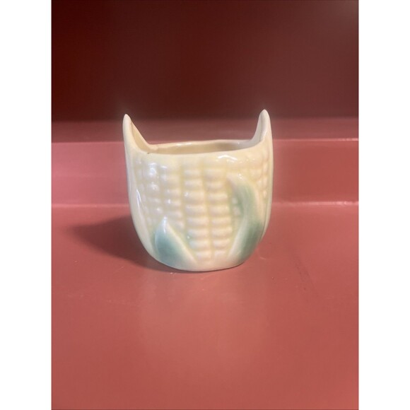 Vallona Starr Toothpick Holder Pottery California Corn Vintage Thanksgiving - Picture 1 of 5